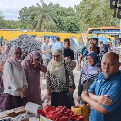 LAWATAN UNIVERSITI SAINS MALAYSIA (USM) KE UNIT UPCYCLE MBSP SEMPENA CIRCULAR BLANDED BOOTCAMP