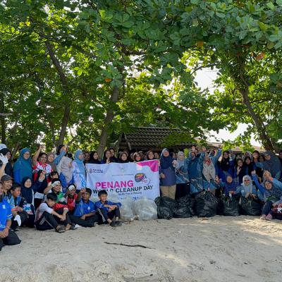 World Clean Up Day Bersama Grew  Di Pantai Contoh Pada 24 Ogos 2024