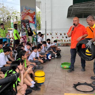 Taklimat Pengasingan Sisa Di Punca Dan Pameran Upcycle Di Northern Lights Private School