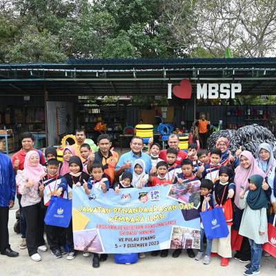 Lawatan Penandaarasan Dan Kembara Ilmu Sekolah Kebangsaan Dato' Naning, Alor Gajah, Melaka Ke Bengkel Upcycle MBSP. 