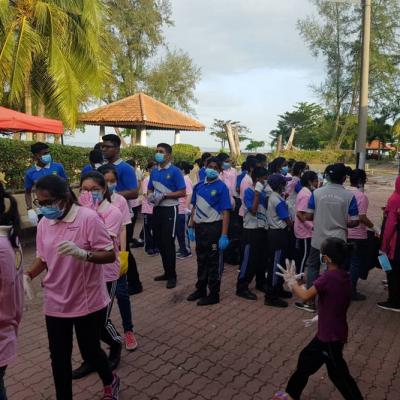 Majlis Perasmian Pembersihan Pantai Anugerah Sekolah Hijau Di Pantai Robina 5
