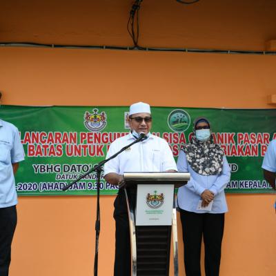 Pelancaran Pengumpulan Sisa Organik Pasar Awam Kepala Batas 2