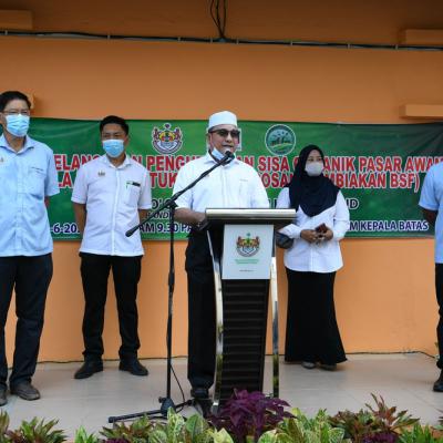 Pelancaran Pengumpulan Sisa Organik Pasar Awam Kepala Batas 4