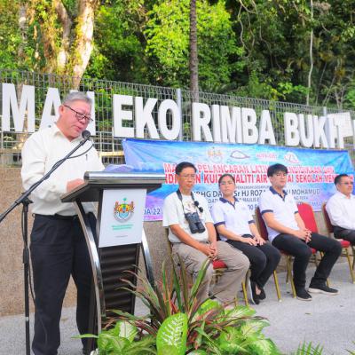Pelancaran Pertandingan Kuiz Kualiti Air Peringkat Sekolah Di Taman Rimba Cherok Tokun 7