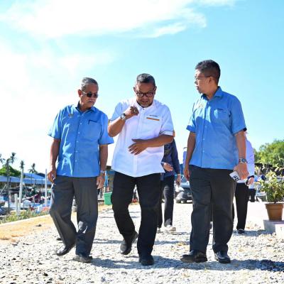 Majlis Penyerahan Kerusi Batu Rekreasi Di Dataran Kuala Haji Ibrahim Sungai Acheh 2