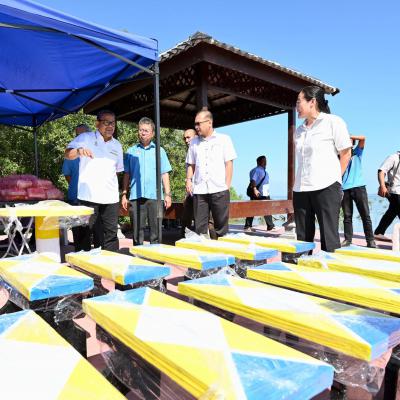 Majlis Penyerahan Kerusi Batu Rekreasi Di Dataran Kuala Haji Ibrahim Sungai Acheh 6